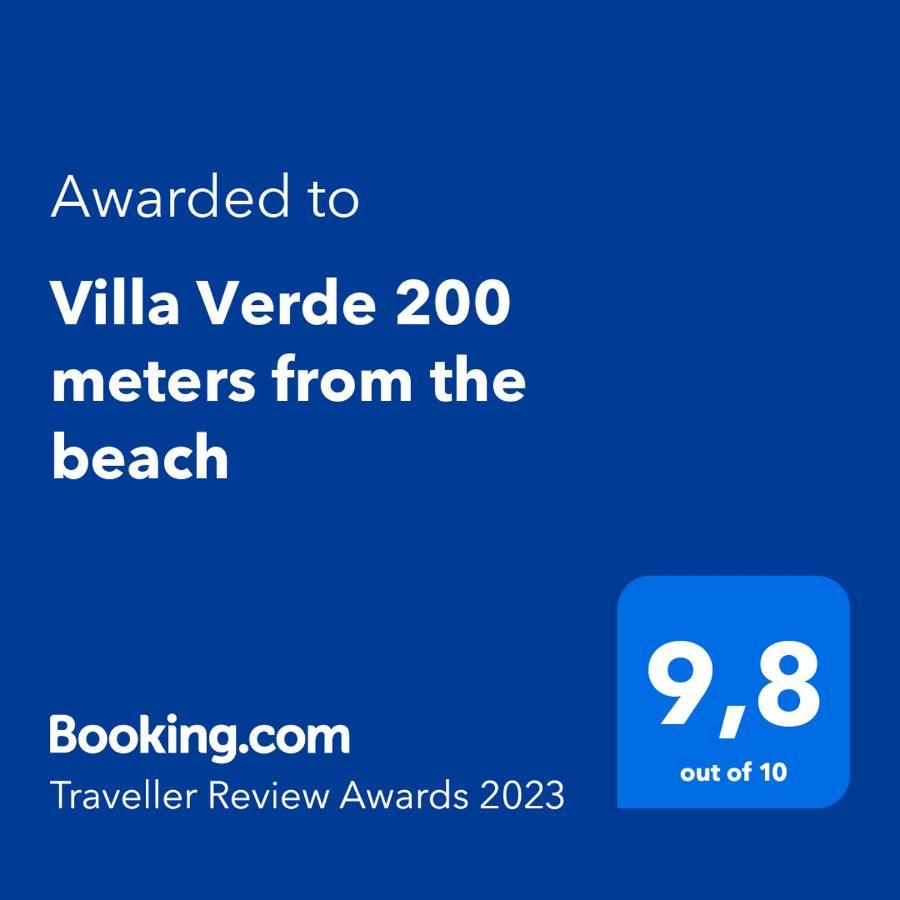 Villa Verde 200 meters from the beach Nea Iraklitsa Buitenkant foto